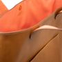 Bags and totes - Violet Bag Cognac-Vegetable Tanned Leather - L'ATELIER DES CREATEURS
