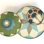 Design objects - Tiled Round Platter Geometric Pattern (Large) - ASMA'S CRAFTS