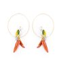 Jewelry - Parrot and Feather Big Hoop - NACH