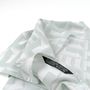 Tea towel - BLOCK WINDOW zinc tea towel - KVP - TEXTILE DESIGN