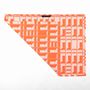 Tea towel - BLOCK WINDOW capucine tea towel - KVP - TEXTILE DESIGN