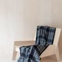 Throw blankets - Recycled Wool Blanket in Macrae Grey Tartan - THE TARTAN BLANKET CO.