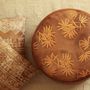 Decorative objects - POKH PATTERN LEATHER POUFS - ARTISANAT DE TUNISIE