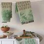 Kitchen linens - Soleil Au Jardin Tea Towel - LE JACQUARD FRANCAIS
