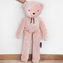 Toys - Giant plush - Bubble Bear - 80 cm - Pink - Made in France - DOUDOU ET COMPAGNIE L’OURS FRANÇAIS