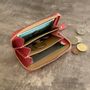 Leather goods - Pastel leather card purse - WACHIFIELD