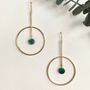 Jewelry - Earrings gilded with fine gold and acetate. - NAO JEWELS