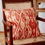 Fabric cushions - Linen Cushions - Ikat Madras - CHHATWAL & JONSSON