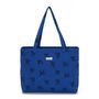 Bags and totes - Tote bag in organic cotton - Blue bird - HOLI AND LOVE