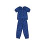 Homewear textile - Pyjama kids en coton bio - Blue bird - HOLI AND LOVE