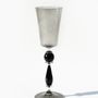 Verre d'art - Gobelet noir - SOLUNA ART GROUP