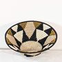 Other wall decoration - Sundial Mother of Pearl Basket, Eswatini - MALKIA HOME