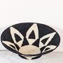 Other wall decoration - Alicia white and ivory basket, 22cm, Eswatini - MALKIA HOME