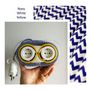 Design objects - Extension Cord for 4 Plugs - Navy & White (& Yellow) - OH INTERIOR DESIGN