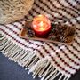 Throw blankets - BICOLOR AZULEJO Wool Blanket - BUREL FACTORY