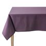 Table linen - Cambrai Aubergine / Tablecloth and napkin - COUCKE