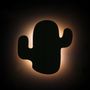 Other wall decoration - Wooden Silhouette Wall Light – Rocket / Cactus / Saturn - SOMESHINE