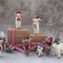 Autres décorations de Noël - Bonhomme de neige en feutre fabriqué à la main - Commerce équitable - Décoration de Noël - Design danois - GRY & SIF