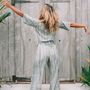 Apparel - Tie dye Toronto pants/coordinated outfit with high waist - MON ANGE LOUISE
