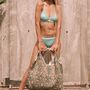 Bags and totes - Batik print Waikiki beach bag / shopping bag - MON ANGE LOUISE