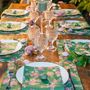 Decorative objects - Napkin Princess green - FRANÇOISE PAVIOT