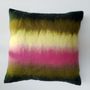 Fabric cushions - Decorative cushion  "Mood"with hand-felted design in merino wool and silk on linen fabric. - ELENA KIHLMAN