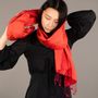 Scarves - The Orangé Large Raw Silk Krama - KRAMA HERITAGE