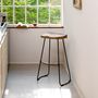 Kitchens furniture - Rombass Saddle Seat Bar Stool - MH LONDON