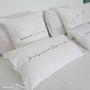 Cushions - “Les Nuits Blanches” cotton cushions - &ATELIER COSTÀ