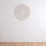 Other wall decoration - Harold Medallion Hand Carved in White Wash - MH LONDON