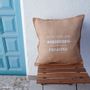 Fabric cushions - The message cushions... - &ATELIER COSTÀ