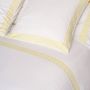 Bed linens - Complete set braid yellow - ALDÉLINDA HOME