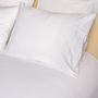 Bed linens - White Braided Flat Sheet - ALDÉLINDA HOME