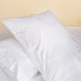 Bed linens - Pair of rectangular pillowcases White Braid - ALDÉLINDA HOME