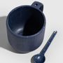 Cadeaux - Mug et cuillère en céramique  - UNITED BY BLUE