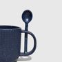 Cadeaux - Mug et cuillère en céramique  - UNITED BY BLUE