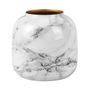 Vases - Vase Marble look sphere medium  - PRESENT TIME