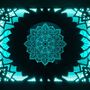 Other smart objects - Glowing LED Flower Mandala, Mood Light Wall Art, Apartment Decor - BHDECOR