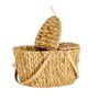 Outdoor kitchens - Water hyacinth picnic basket 40x28x42 cm AX22211  - ANDREA HOUSE