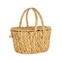 Outdoor kitchens - Water hyacinth picnic basket 40x28x42 cm AX22211  - ANDREA HOUSE