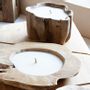 Decorative objects - Natural teak candles - AMADEUS