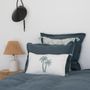 Fabric cushions - Bali cotton/velvet cushion     - FEBRONIE