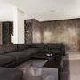 Paintings - HANDMADE WALLCOVERING : N22 Bronze Taupe Anthracite stucco - FABIENNE FABRE - UNIQUE WALL CREATION