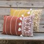 Fabric cushions - Neo Berbère cotton/velvet cushion    - FEBRONIE