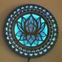 Other wall decoration - Glowing LED Flower Mandala, Mood Light Wall Art - BHDECOR