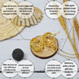 Scent diffusers - Gold cage diffuser necklace - MIA (long necklace/black lava ball) - IRRÉVERSIBLE