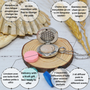Scent diffusers - Flower of Life Medallion Diffuser Necklace (7 felt pads) - IRRÉVERSIBLE