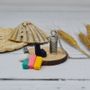 Scent diffusers - Tube diffuser necklace - FANS (7 felt pads) - IRRÉVERSIBLE