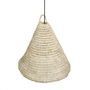 Hanging lights - KAMIA - Palm Leaf Conical Pendant - L'ATELIER DES CREATEURS