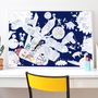 Decorative objects -  COLORING POSTER - SPACE STATION - OMY